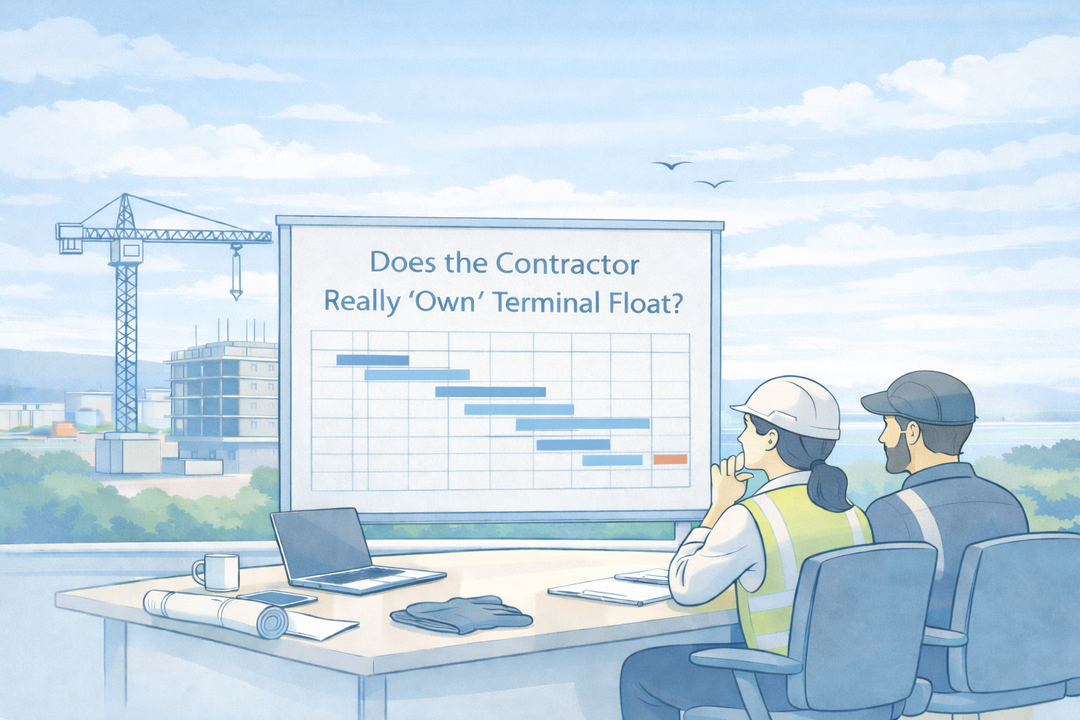 Does the Contractor really own terminal float in NEC – ViViAD